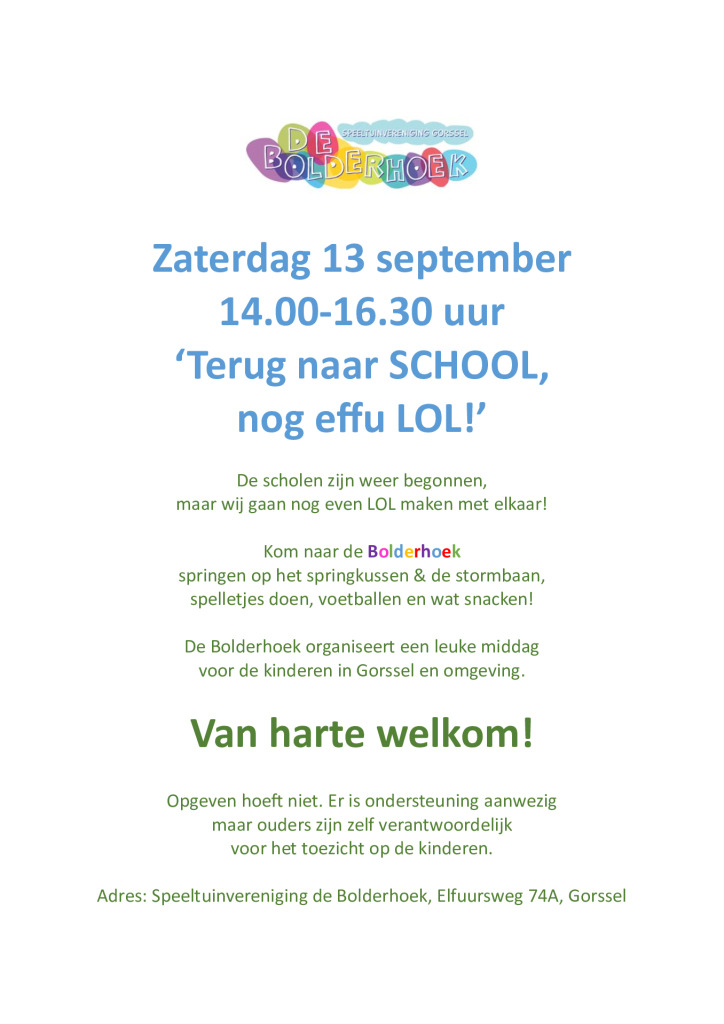 thumbnail of Activiteit 13 september
